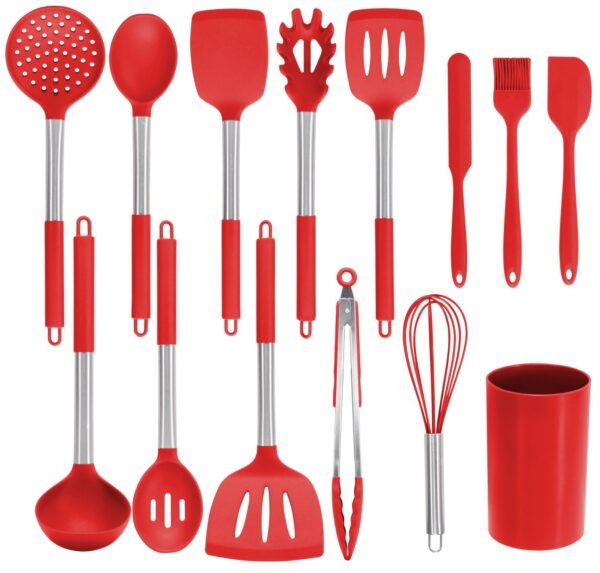Stainless Steel Silicone Handle Kitchenware