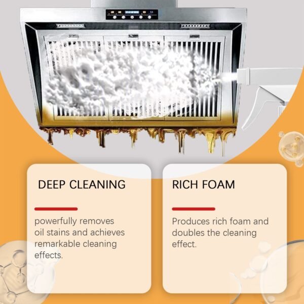 Heavy-Duty Kitchen Foam Degreaser